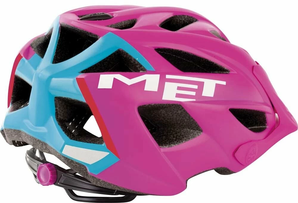 Kask MET Terra szaro - niebieski