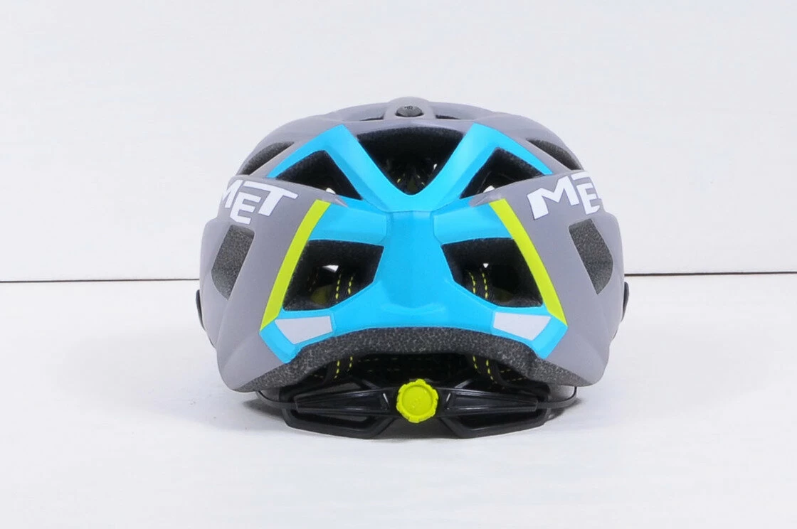 Kask MET Terra szaro - niebieski