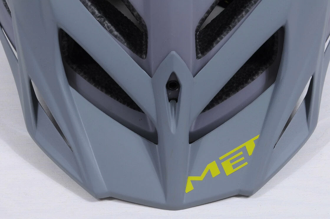 Kask MET Terra szaro - niebieski