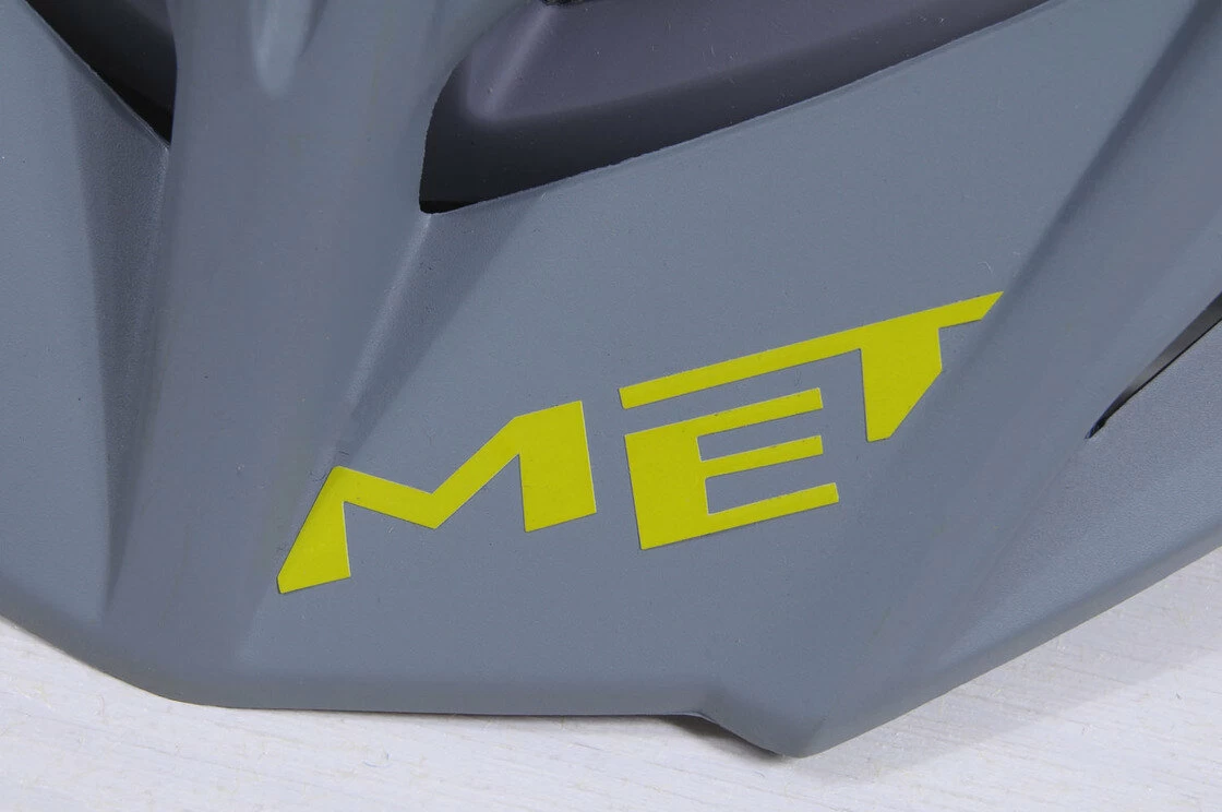 Kask MET Terra szaro - niebieski