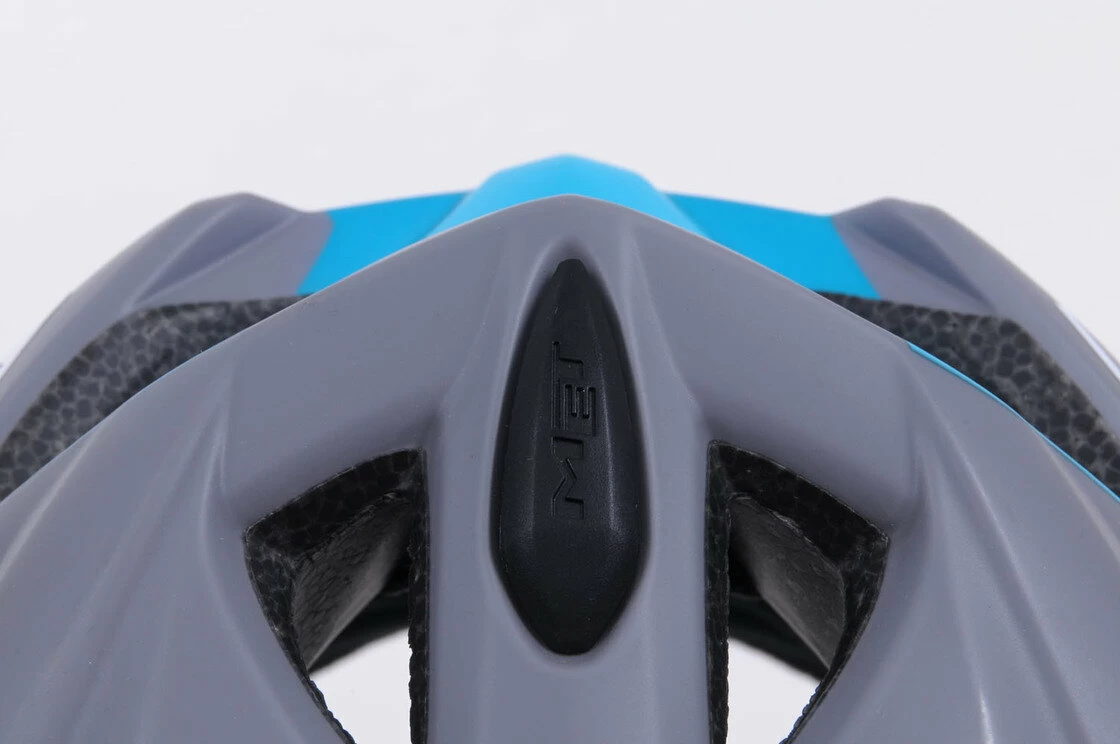 Kask MET Terra szaro - niebieski