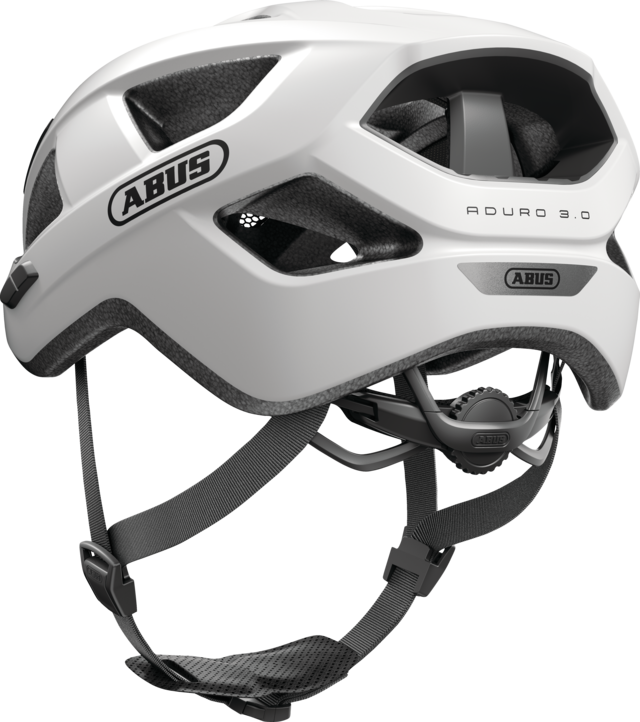 Kask rowerowy Abus 3.0 LED Polar White