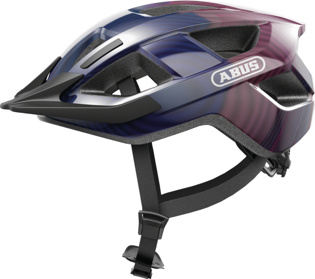Kask rowerowy Abus 3.0 LED Purple Waves
