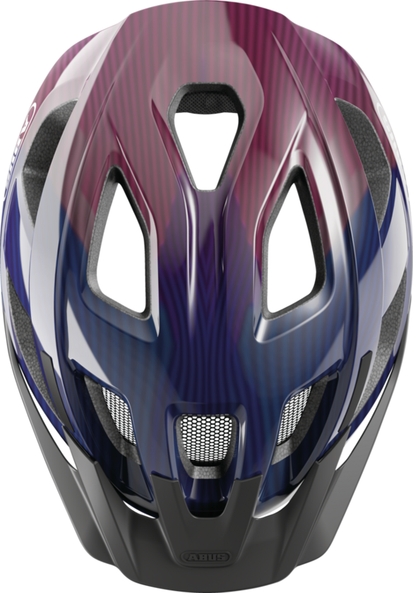 Kask rowerowy Abus 3.0 LED Purple Waves