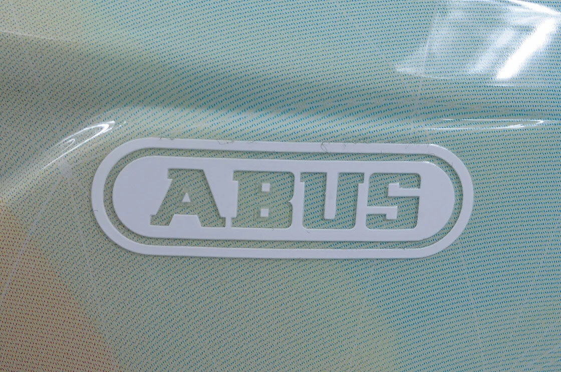 Kask rowerowy ABUS Aduro 2.0 Art - niebieski / pomarańczowy