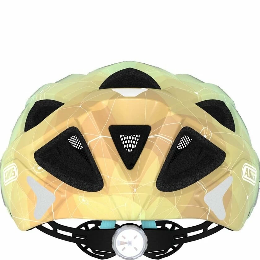 Kask rowerowy ABUS Aduro 2.0 Art - niebieski / pomarańczowy L - 58-62 cm