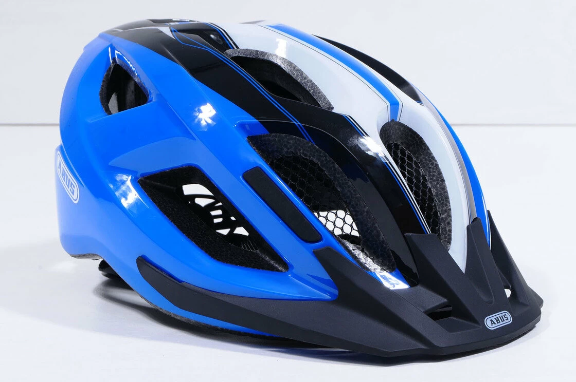 Kask rowerowy ABUS Aduro 2.0 - niebieski / czarny