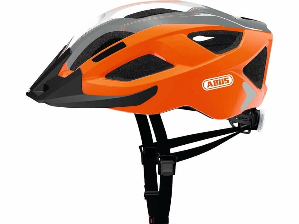 Kask rowerowy ABUS Aduro 2.0 - pomarańczowy