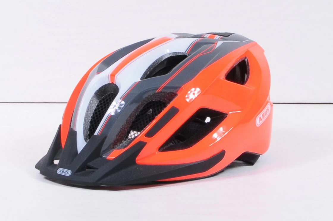 Kask rowerowy ABUS Aduro 2.0 - pomarańczowy