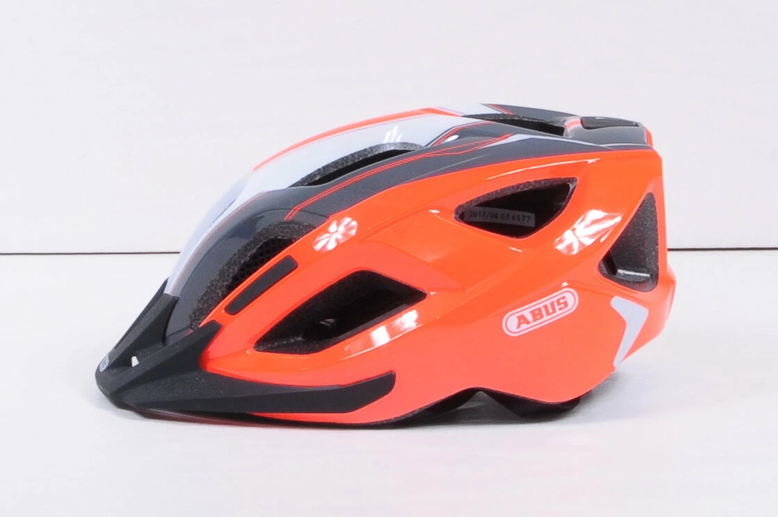 Kask rowerowy ABUS Aduro 2.0 - pomarańczowy