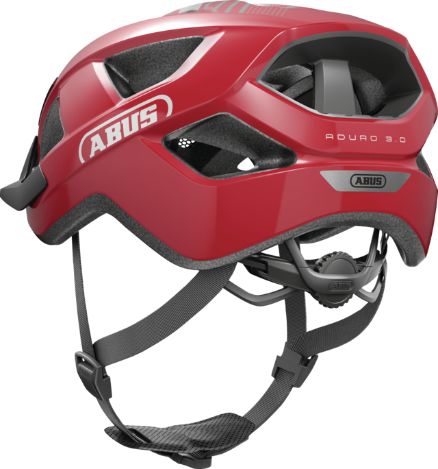Kask rowerowy Abus Aduro 3.0 LED Blaze Red