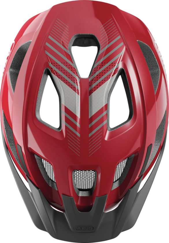 Kask rowerowy Abus Aduro 3.0 LED Blaze Red