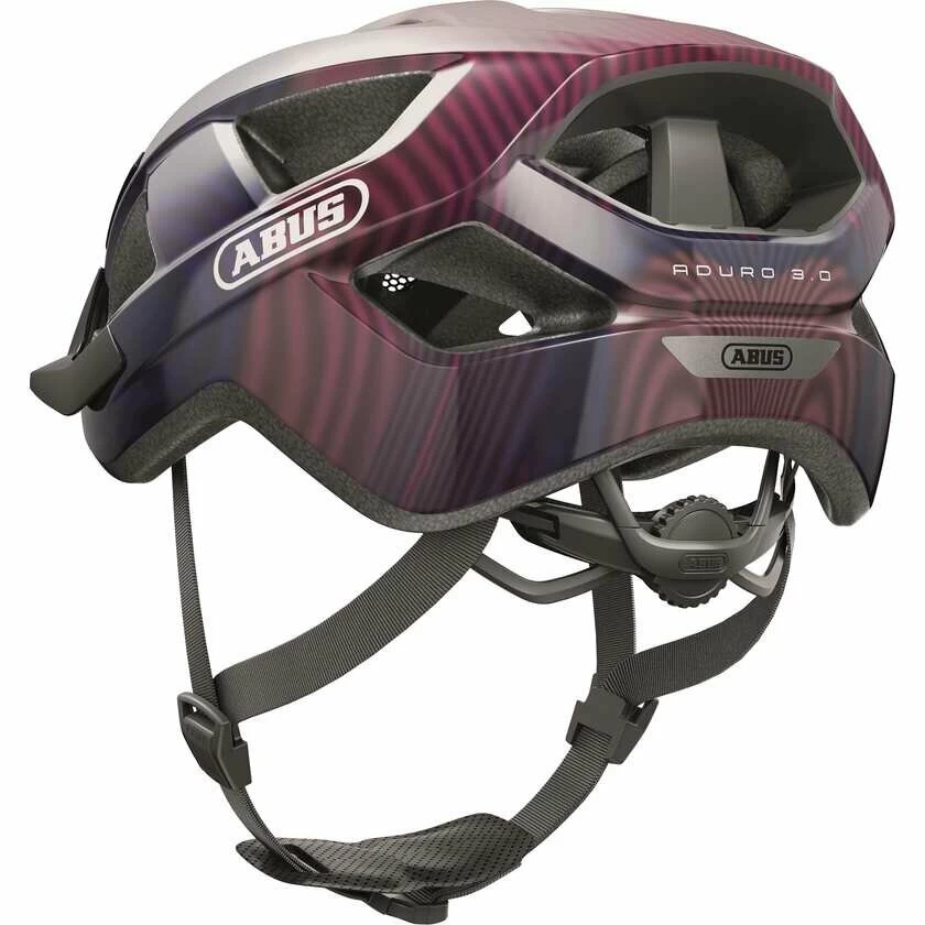 Kask rowerowy Abus Aduro 3.0 Purple Waves