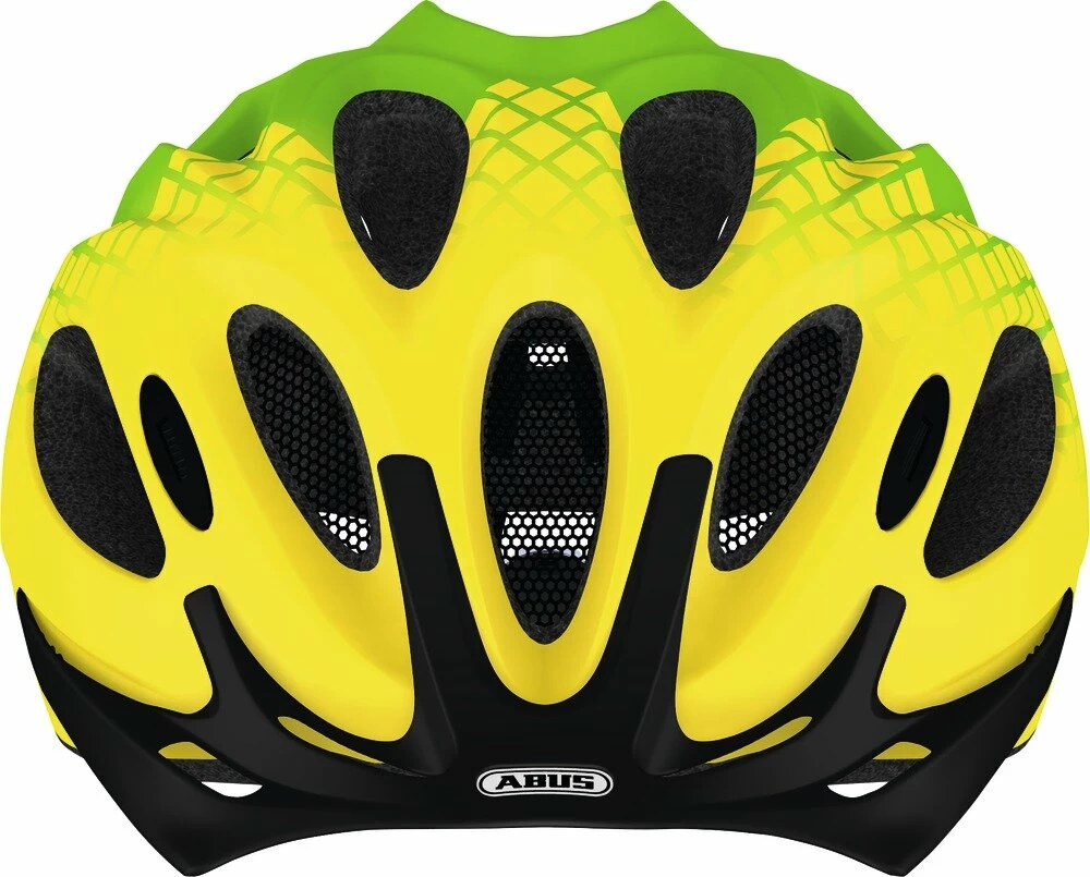 Kask rowerowy ABUS Aduro - żółty / zielony