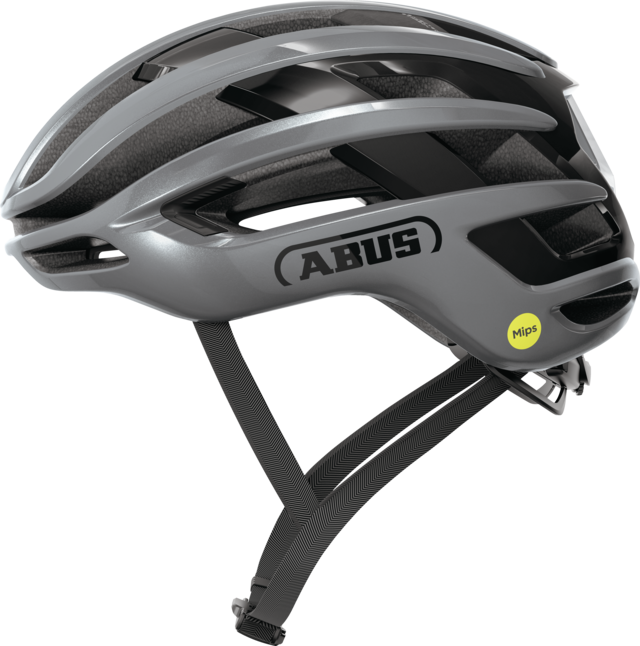 Kask rowerowy Abus AirBreaker 2.0 MIPS Graphite Silver