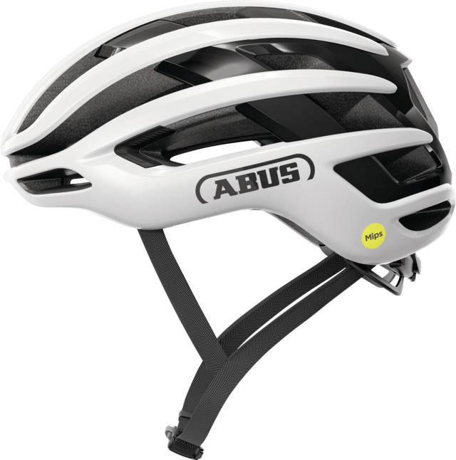 Kask rowerowy Abus AirBreaker 2.0 MIPS Shiny White