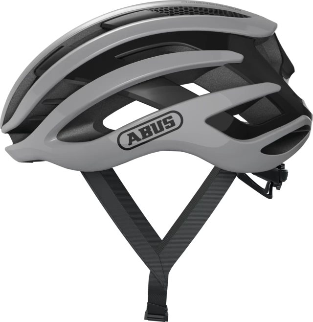 Kask rowerowy Abus AirBreaker Race Grey Rozmiar L: 59-61 cm