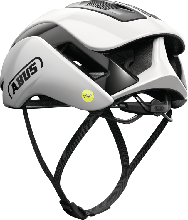 Kask rowerowy Abus GameChanger 2.0 MIPS Round Fit Shiny White M/L