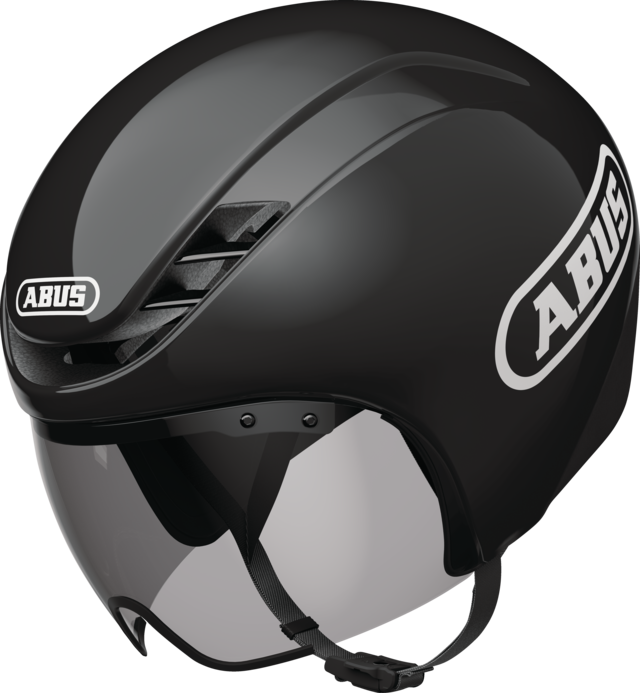 Kask rowerowy Abus GameChanger TT 1.1 Shiny Black