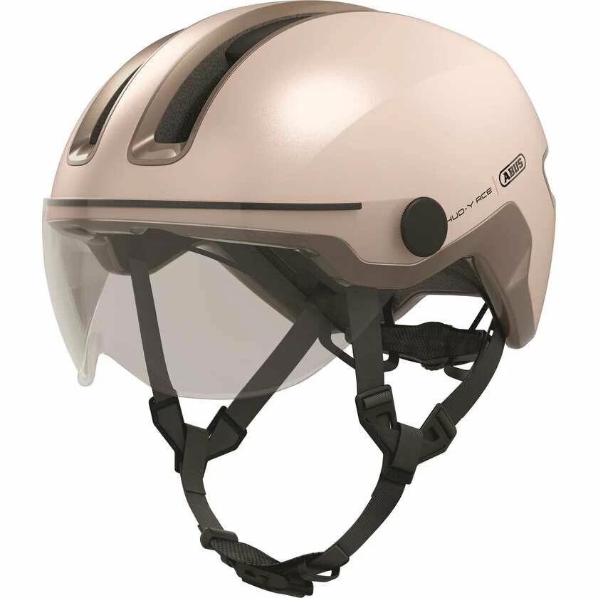 Kask rowerowy Abus HUD-Y ACE Champagne Gold