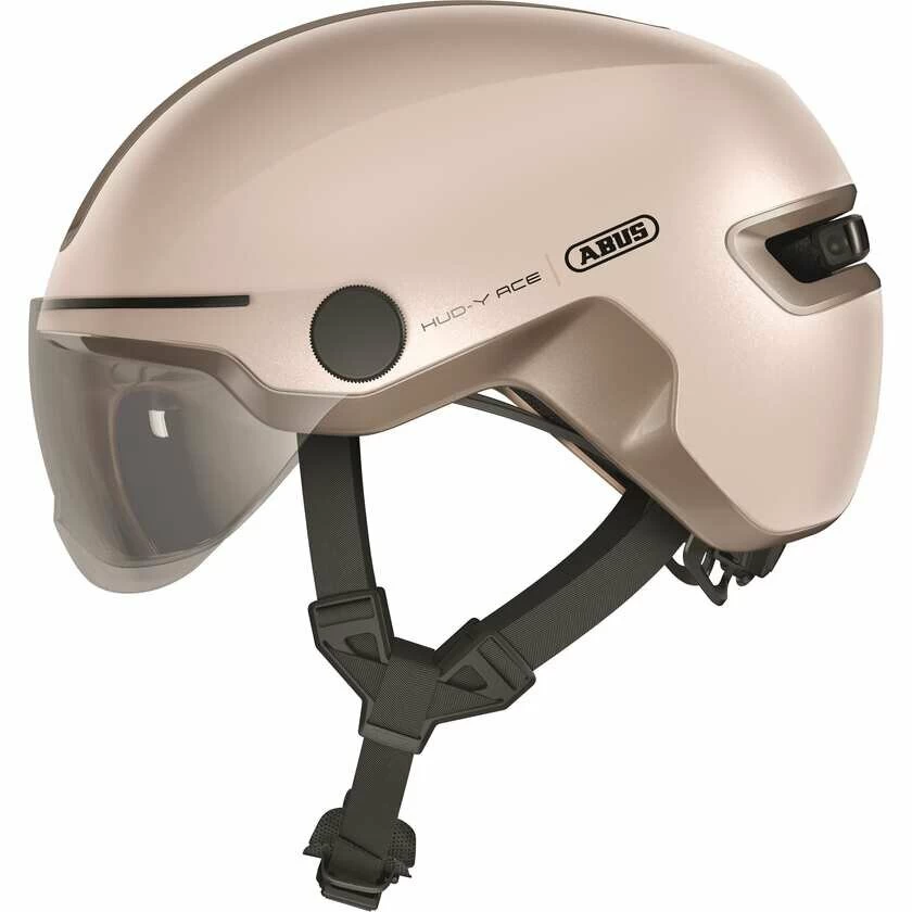 Kask rowerowy Abus HUD-Y ACE Champagne Gold