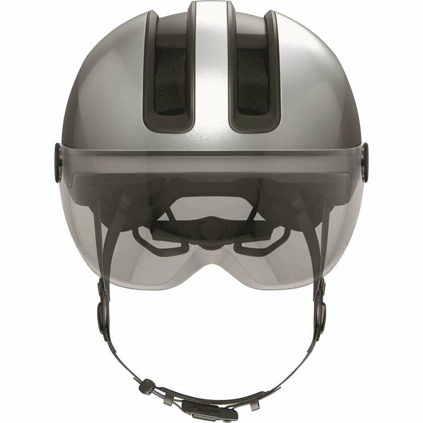 Kask rowerowy Abus HUD-Y ACE Gleam Silver