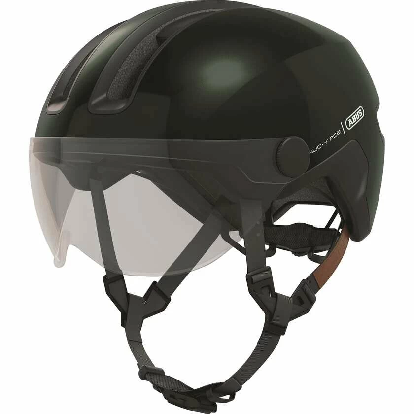 Kask rowerowy Abus HUD-Y ACE Moss Green