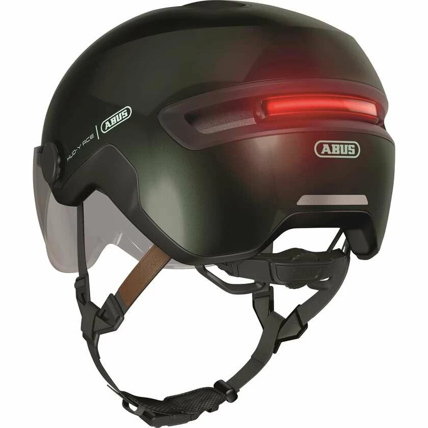 Kask rowerowy Abus HUD-Y ACE Moss Green