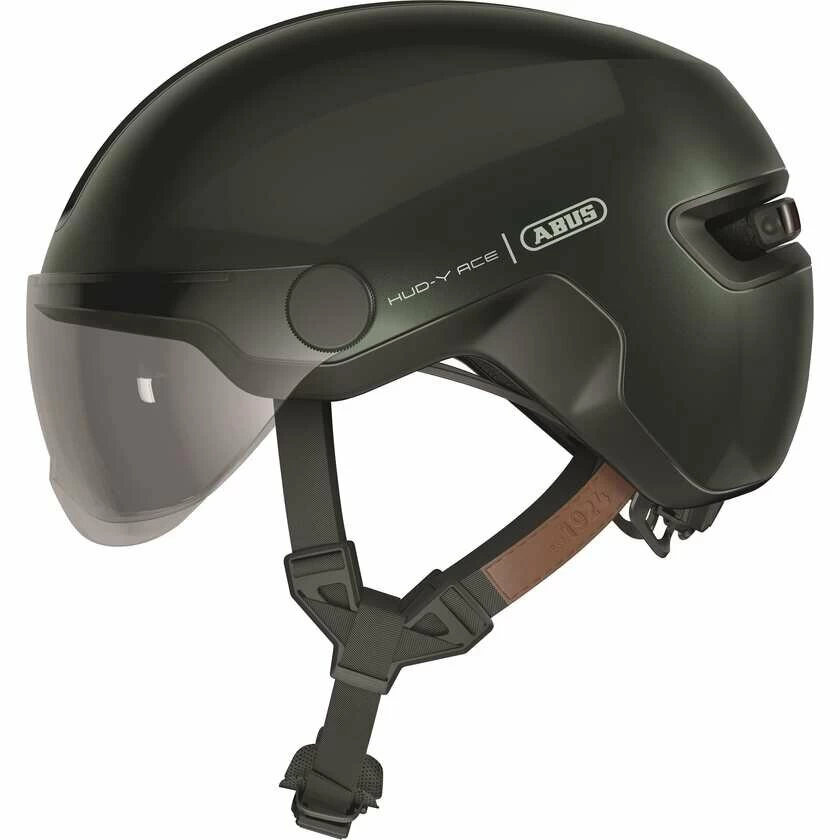 Kask rowerowy Abus HUD-Y ACE Moss Green