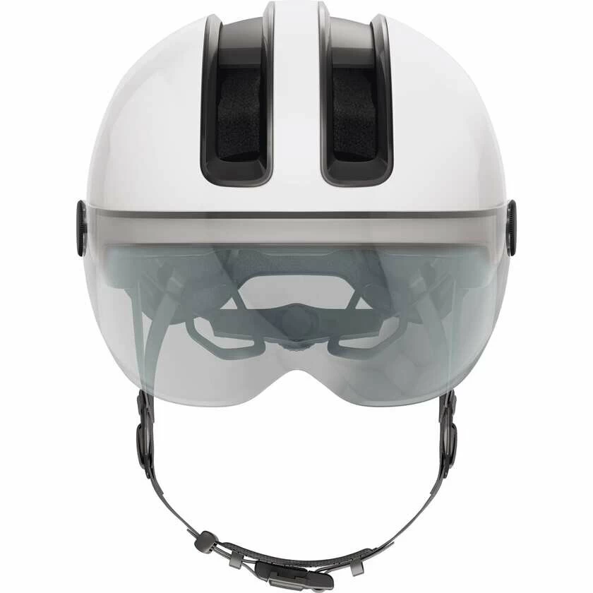 Kask rowerowy Abus HUD-Y ACE Shiny White