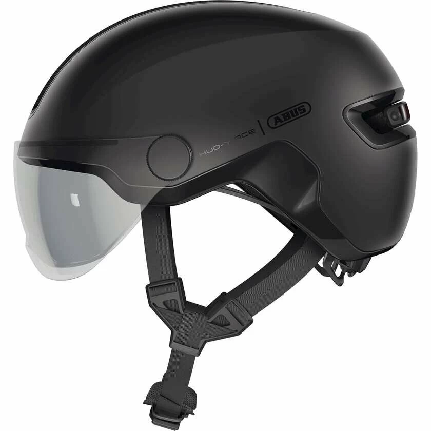 Kask rowerowy Abus HUD-Y ACE Velvet Black Rozmiar M: 54-58 cm