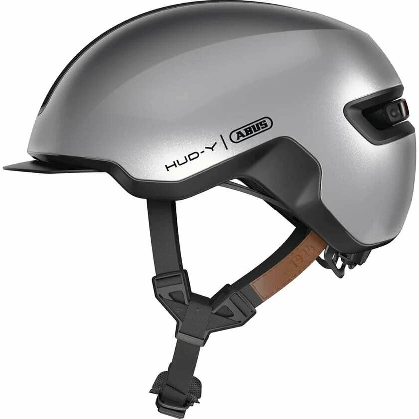 Kask rowerowy Abus HUD-Y Gleam Silver