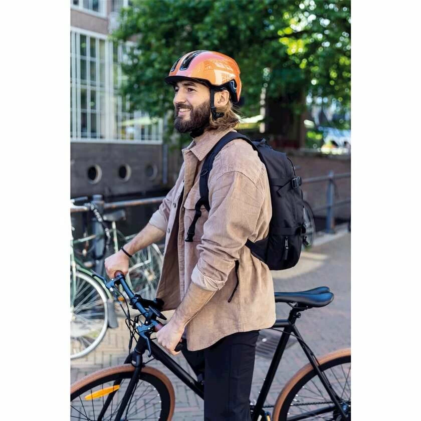 Kask rowerowy Abus HUD-Y Goldfish Orange