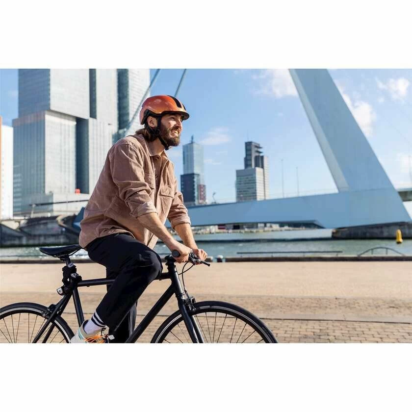 Kask rowerowy Abus HUD-Y Goldfish Orange
