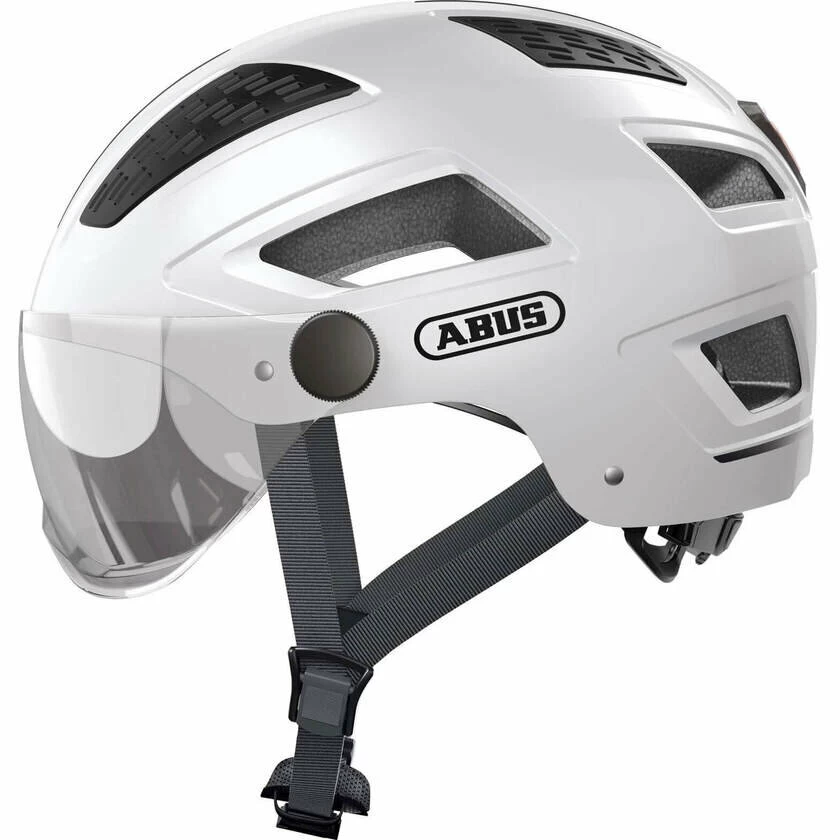 Kask rowerowy ABUS Hyban 2.0 Ace Polar White