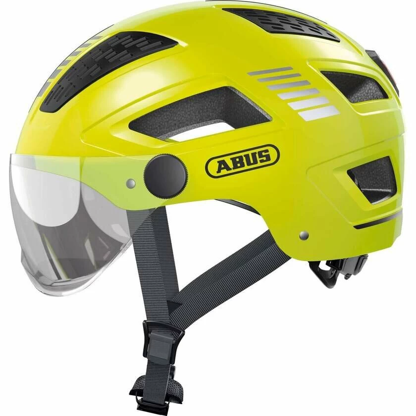 Kask rowerowy ABUS Hyban 2.0 Ace Signal Yellow