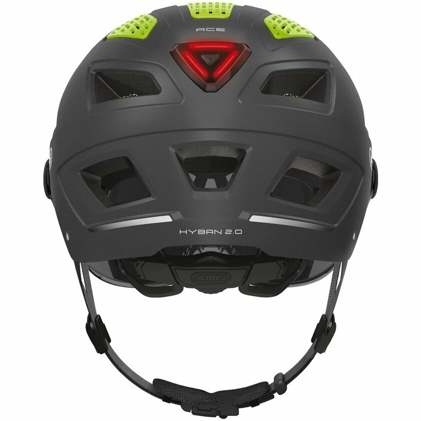 Kask rowerowy ABUS Hyban 2.0 Ace Titan Rozmiar L 56-63 cm