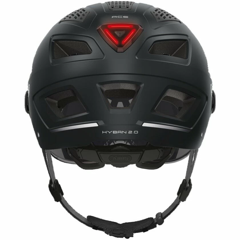 Kask rowerowy ABUS Hyban 2.0 Ace Velvet Black