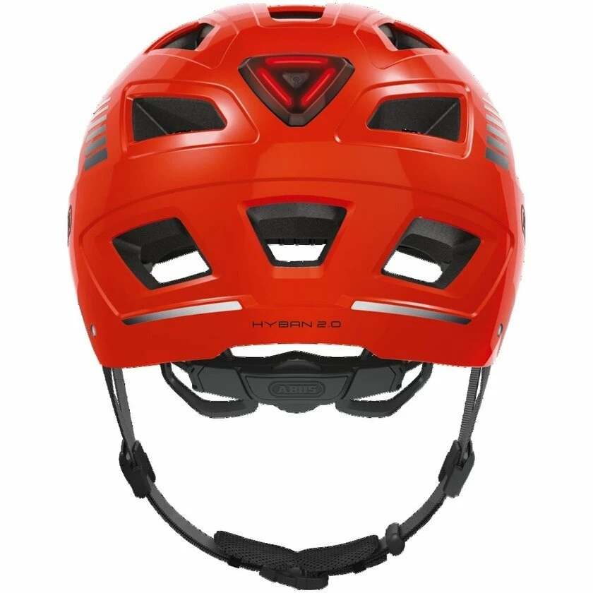 Kask rowerowy ABUS Hyban 2.0 Signal Orange Rozmiar XL 58-63 cm