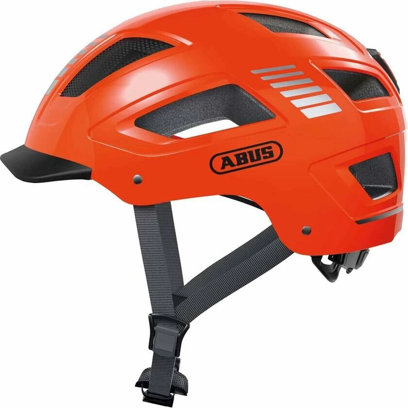 Kask rowerowy ABUS Hyban 2.0 Signal Orange