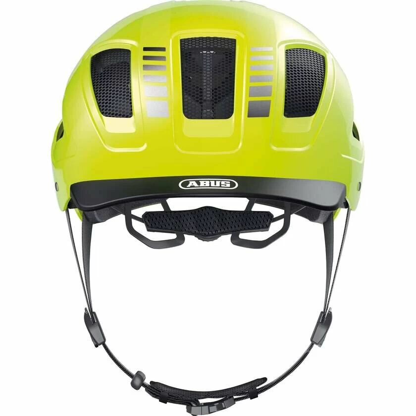 Kask rowerowy ABUS Hyban 2.0 Signal Yellow Rozmiar M 52-58 cm