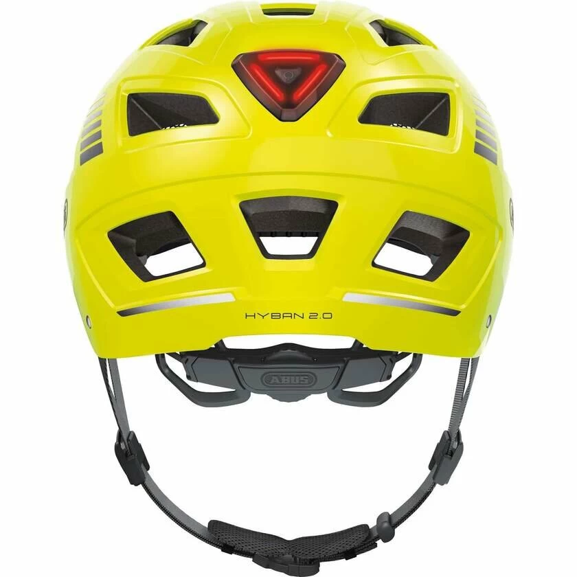 Kask rowerowy ABUS Hyban 2.0 Signal Yellow
