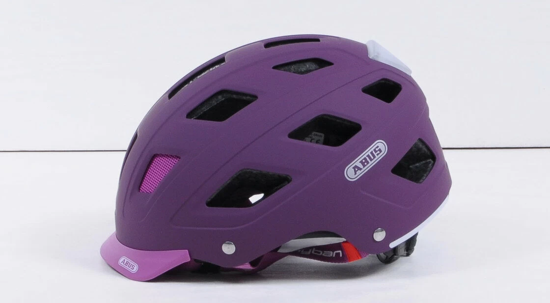 Kask rowerowy ABUS Hyban Core, fioletowy