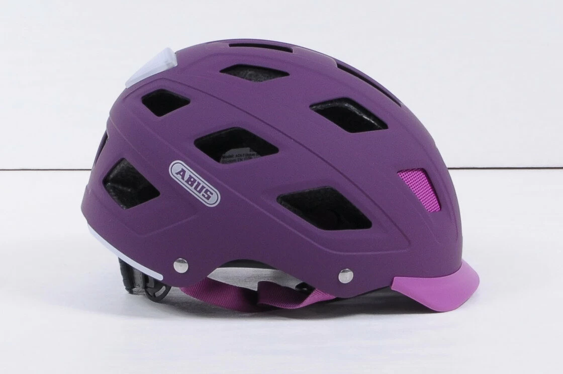 Kask rowerowy ABUS Hyban Core, fioletowy