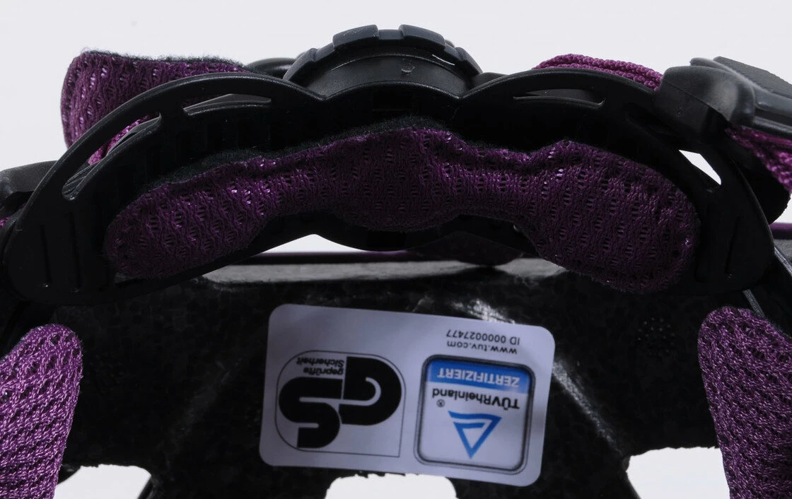 Kask rowerowy ABUS Hyban Core, fioletowy