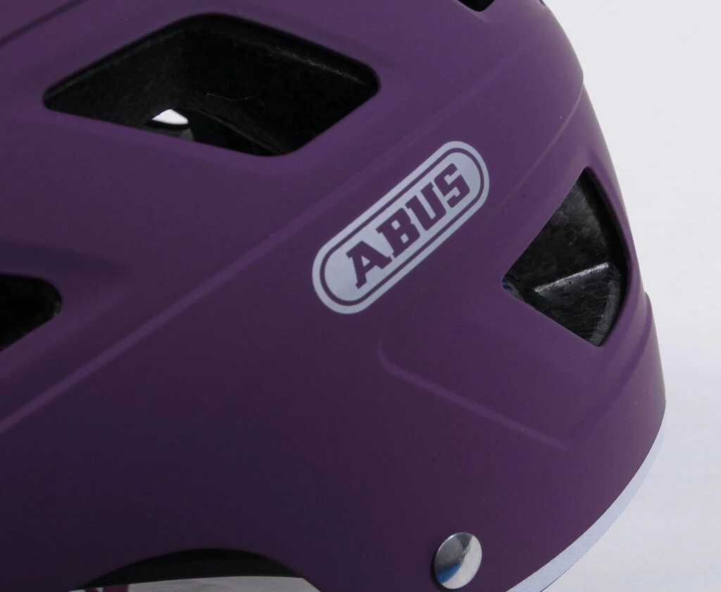 Kask rowerowy ABUS Hyban Core, fioletowy