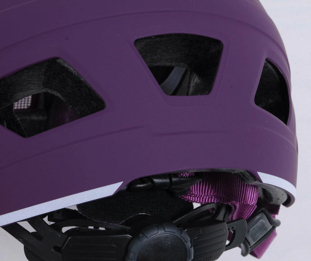 Kask rowerowy ABUS Hyban Core, fioletowy