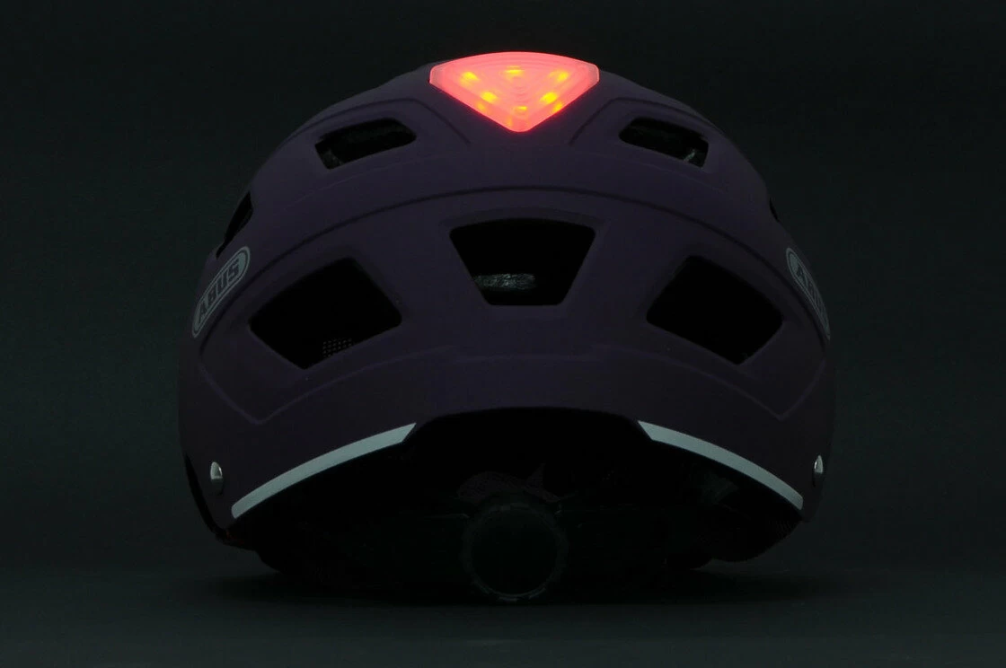 Kask rowerowy ABUS Hyban Core, fioletowy