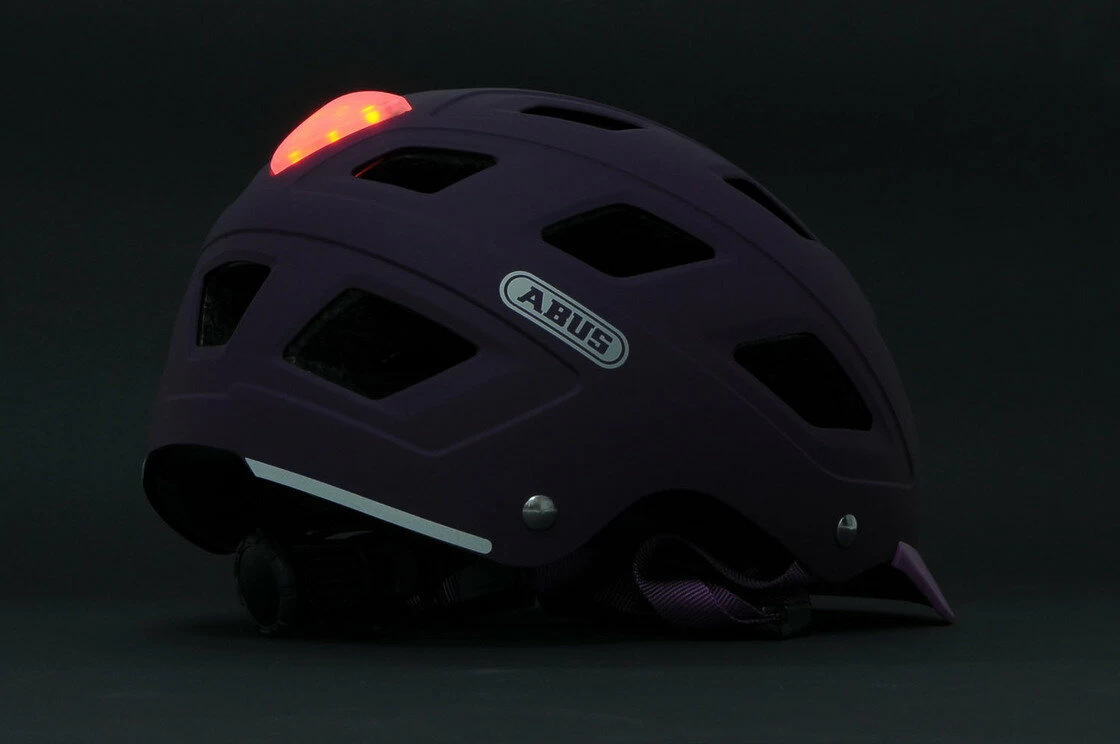 Kask rowerowy ABUS Hyban Core, fioletowy