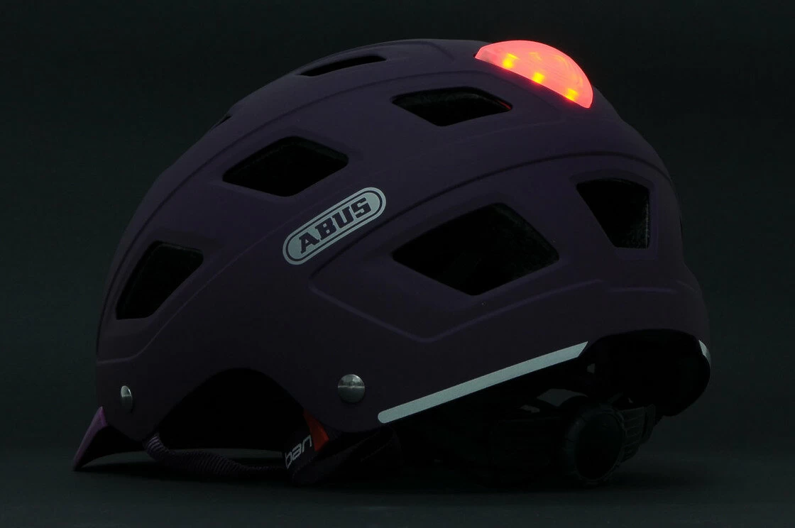Kask rowerowy ABUS Hyban Core, fioletowy
